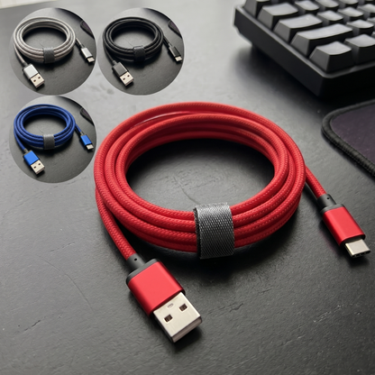 VoltCarry™ FlexCharge USB-C Braided Cable
