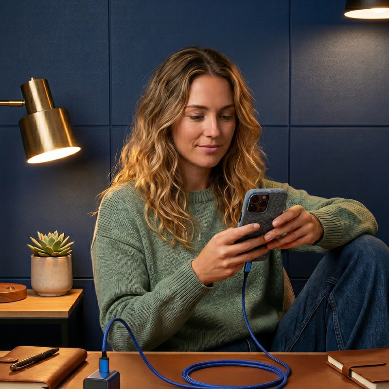 VoltCarry™ FlexCharge USB-C Braided Cable