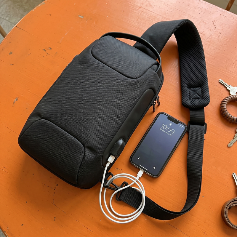 VoltCarry™ Anti-Theft Crossbody Sling Bag