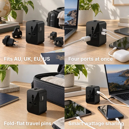 ChargeReady™ GlobePort 100W Adapter