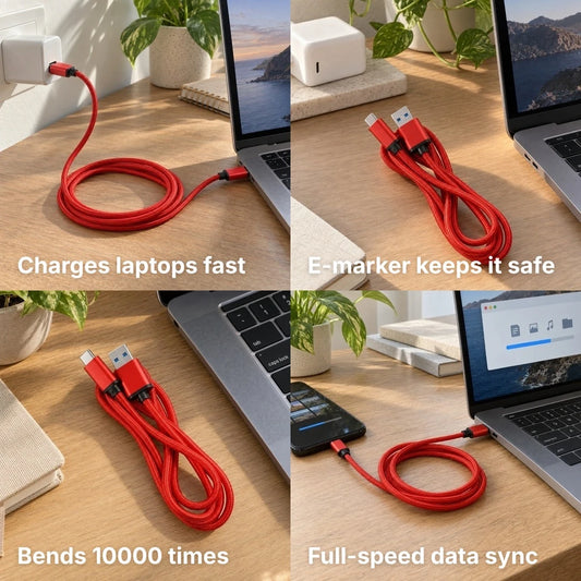 ChargeReady™ FlexBraid 100W Cable
